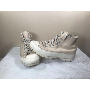 Converse Cream Lace Up Boots
